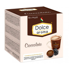 Шоколад у капсулах Dolce Aroma Cioccolato Dolce Gusto 16 шт Шоколад у капсулах Dolce Aroma Cioccolato Dolce Gusto 16 шт