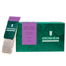 Чорний чай Grunheim Earl Grey Excelsior у пакетиках 20 шт Чорний чай Grunheim Earl Grey Excelsior у пакетиках 20 шт