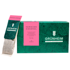 Фруктовий чай Grunheim Hawaiian Cocktail у пакетиках 20 шт
