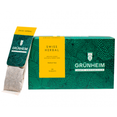 Трав'яний чай Grunheim Swiss Herbal у пакетиках 20 шт Трав'яний чай Grunheim Swiss Herbal у пакетиках 20 шт