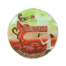 Шу Пуер Бін Ча з трояндою 100 г Шу Пуер Бін Ча з трояндою 100 г