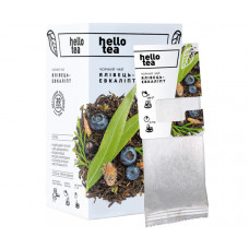 Чорний чай Hello Tea Ялівець Евкаліпт фільтр-пак 20 шт Чорний чай Hello Tea Ялівець Евкаліпт фільтр-пак 20 шт