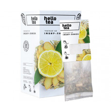 Трав'яний чай Hello Tea Імбир Лимон фільтр-пак 20 шт Трав'яний чай Hello Tea Імбир Лимон фільтр-пак 20 шт
