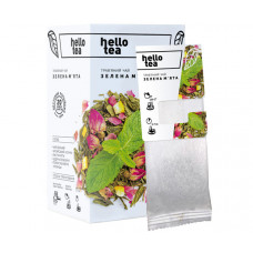 Трав'яний чай Hello Tea Зелена М'ята фільтр-пак 20 шт Трав'яний чай Hello Tea Зелена М'ята фільтр-пак 20 шт
