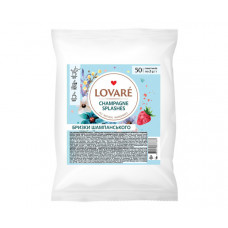 Купаж чорного та зеленого чаю Lovare Бризки Шампанського в пакетиках 50 шт