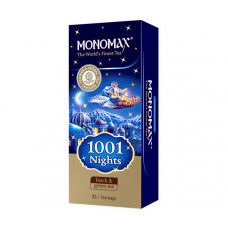 Купаж чорного та зеленого чаю Мономах 1001 Nights у пакетиках 25 шт Купаж чорного та зеленого чаю Мономах 1001 Nights у пакетиках 25 шт