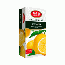 Чорний чай Три Слона Лимон у пакетиках 20 шт Чорний чай Три Слона Лимон у пакетиках 20 шт