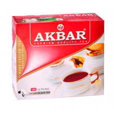Чорний чай Akbar у пакетиках 100 шт