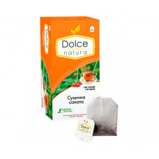 Чорний чай Dolce Natura Сунична Соната в пакетиках 25 шт Чорний чай Dolce Natura Сунична Соната в пакетиках 25 шт