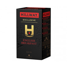 Чорний чай Hillway Exclusive English Breakfast у пакетиках 25 шт Чорний чай Hillway Exclusive English Breakfast у пакетиках 25 шт