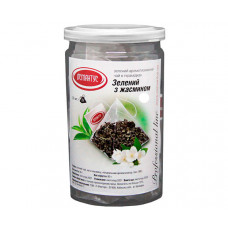 Зелений чай Османтус Жасмин у пірамідках 20 шт Зелений чай Османтус Жасмин у пірамідках 20 шт