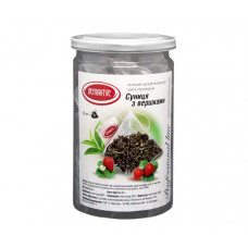 Зелений чай Османтус Суниця з вершками у пірамідках 20 шт Зелений чай Османтус Суниця з вершками у пірамідках 20 шт