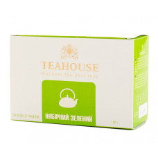 Зелений чай Teahouse Імбирний у пакетиках 20 шт Зелений чай Teahouse Імбирний у пакетиках 20 шт