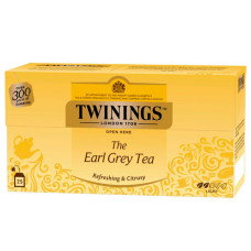 Чорний чай Twinings Earl Grey у пакетиках 25 шт