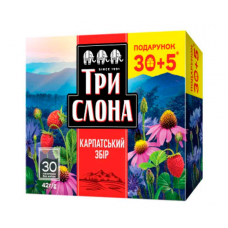 Трав'яний чай Три Слона Карпатський збір у пакетиках 35х1,4 г Трав'яний чай Три Слона Карпатський збір у пакетиках 35х1,4 г