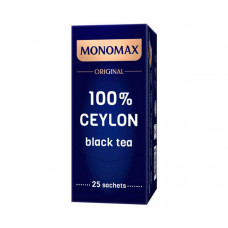 Чорний чай Мономах 100% Ceylon у пакетиках 25 шт Чорний чай Мономах 100% Ceylon у пакетиках 25 шт