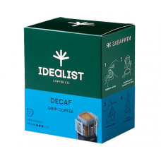Дріп-кава Idealist Coffee Co Декафінато 7 шт Дріп-кава Idealist Coffee Co Декафінато 7 шт