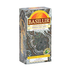 Чорний чай Basilur Перський Граф Грей у пакетиках 25х2 г