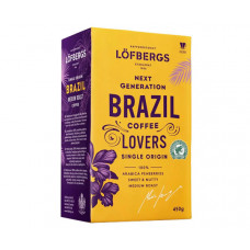 Кава Lofbergs Brazil Single Origin мелена 450 г Кава Lofbergs Brazil Single Origin мелена 450 г