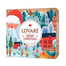 Колекція чаю Lovare Merry Christmas у пакетиках 60 шт