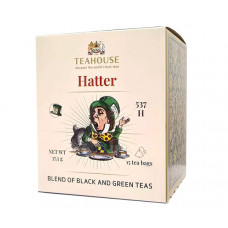 Купаж чорного та зеленого чаю Teahouse №537 Шляпник в пірамідках 15х2,5 г Купаж чорного та зеленого чаю Teahouse №537 Шляпник в пірамідках 15х2,5 г