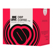 Набір Дріп-кави ONE LOVE без кофеїну 7 шт Набір Дріп-кави ONE LOVE без кофеїну 7 шт