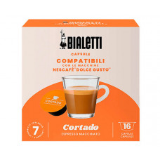 Кава в капсулах Bialetti Dolce Gusto Cortado 16 шт Кава в капсулах Bialetti Dolce Gusto Cortado 16 шт