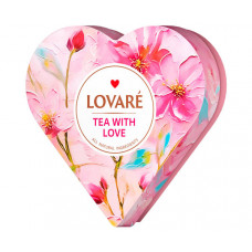 Набір чаю в пірамідках Lovare Tea with love Набір чаю в пірамідках Lovare Tea with love