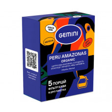 Дріп-кава Gemini Peru Amazonas Organic filter 5 шт Дріп-кава Gemini Peru Amazonas Organic filter 5 шт