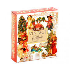 Купаж чорного та зеленого чаю Basilur Вінтаж у саше 40х2 г