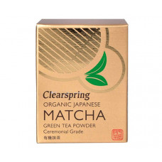 Зелений чай Clearspring Матча Церемоніальна органічна 30 г Зелений чай Clearspring Матча Церемоніальна органічна 30 г