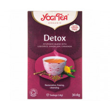 Трав'яний чай Yogi Tea Детокс із прянощами органічний в пакетиках 17х1,8 г