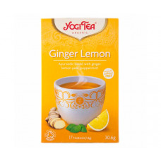 Трав'яний чай Yogi Tea Імбир-Лимон із прянощами органічний в пакетиках 17х1,8 г