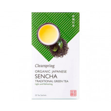 Зелений чай Clearspring Сенча органічний в пакетиках 20х1,8 г Зелений чай Clearspring Сенча органічний в пакетиках 20х1,8 г