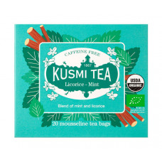Трав'яний чай органічний Kusmi Tea Licorice-Mint в пакетиках 20х1,2 г