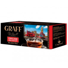 Чорний чай Graff English Breakfast в пакетиках 25х2 г Чорний чай Graff English Breakfast в пакетиках 25х2 г