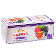 Чорний чай Azercay Ягода в пакетиках 25х1,8 г