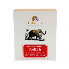 Купаж чорного та червоного чаю Teahouse №056 Dnipro Breakfast у пірамідках 25х2,5 г Купаж чорного та червоного чаю Teahouse №056 Dnipro Breakfast у пірамідках 25х2,5 г