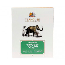Чай улун Teahouse №299 Тегуаньінь свіжий аромат у пірамідках 25х2,5 г Чай улун Teahouse №299 Тегуаньінь свіжий аромат у пірамідках 25х2,5 г