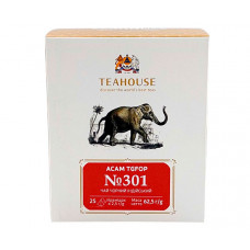 Чорний чай Teahouse №301 Асам ТGFOP у пірамідках 25х2,5 г Чорний чай Teahouse №301 Асам ТGFOP у пірамідках 25х2,5 г