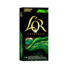 Кофе в капсулах L'OR Espresso Brazil №8 Nespresso - 10 шт (повреждена упаковка)