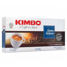 Кава KIMBO Aroma Italiano мелена 4х250 г Кава KIMBO Aroma Italiano мелена 4х250 г
