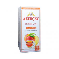 Чорний чай Azercay Персик в пакетиках 25х1,8 г Чорний чай Azercay Персик в пакетиках 25х1,8 г