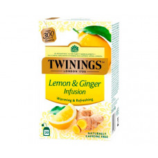 Фруктовий чай Twinings Lemon and Ginger в пакетиках 20х1,5 г Фруктовий чай Twinings Lemon and Ginger в пакетиках 20х1,5 г