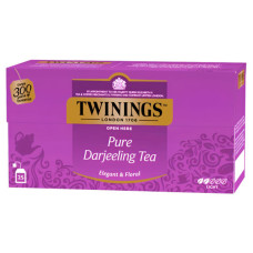 Чорний чай Twinings Pure Darjeeling в пакетиках 25х2 г