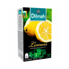 Чорний чай Dilmah Lemon в пакетиках 20 шт