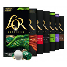 Набір кави в капсулах L'OR Nespresso - 100 шт Набір кави в капсулах L'OR Nespresso - 100 шт