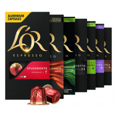 Набір кави в капсулах L'OR Nespresso - 70 шт Набір кави в капсулах L'OR Nespresso - 70 шт