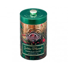 Чорний чай Basilur Golden moments Смарагдове сяйво 100 г