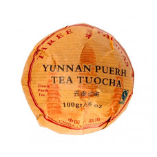 Шу Пуер Teahouse Цзин Лун Три Пагоди 100 г Шу Пуер Teahouse Цзин Лун Три Пагоди 100 г